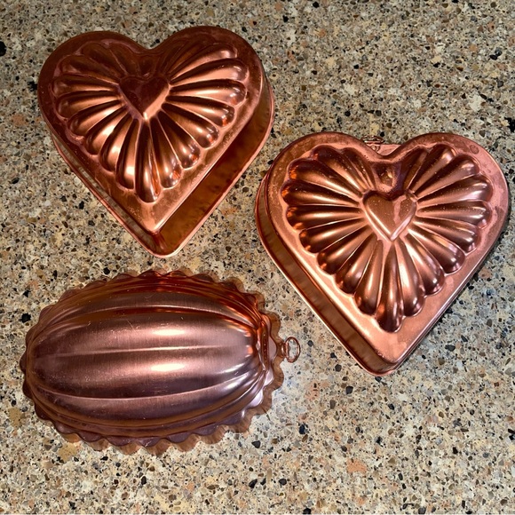 Other - 🧡3 Vintage Copper Molds